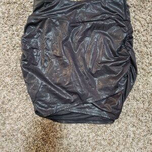 Halara Leather Look Skirt